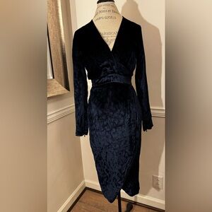 Sapphire Velvet Gucci Dress | Size 40